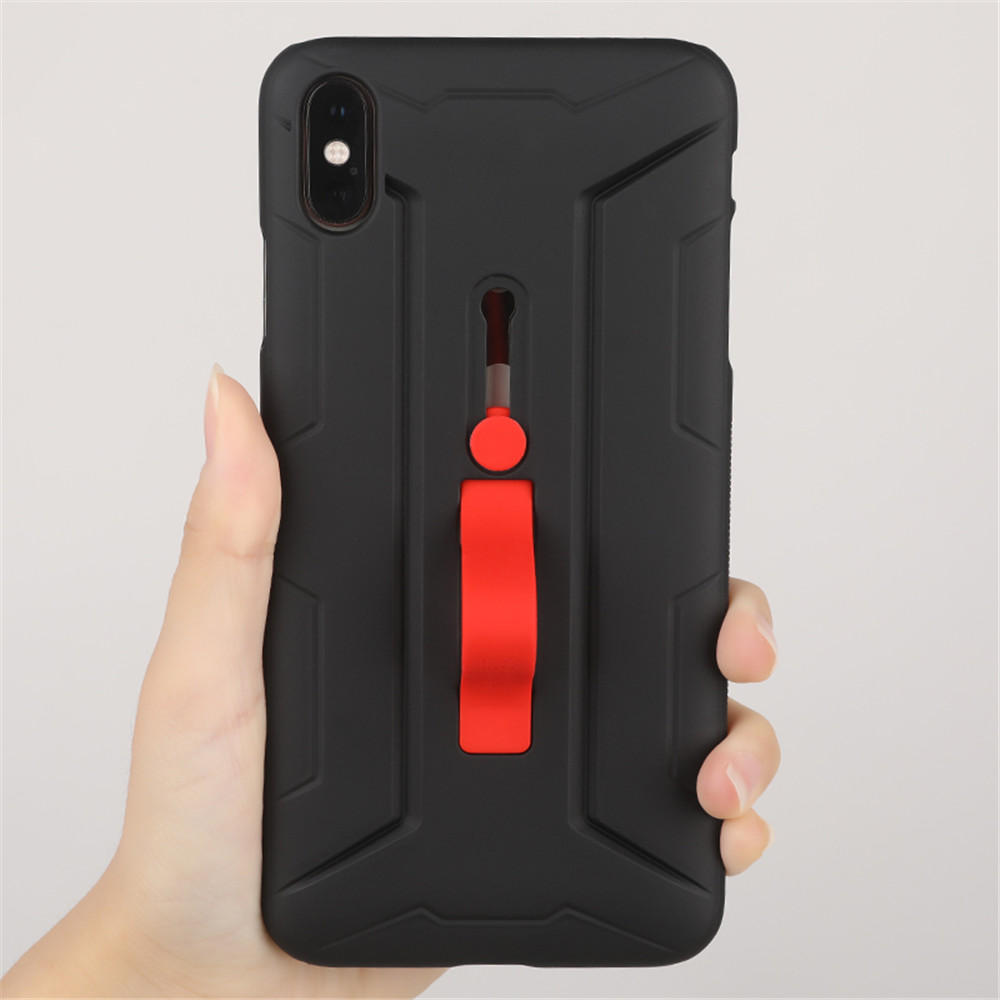NILLKIN Matte Hidden Finger Ring Holder Shockproof Back Cover Protective Case for iPhone XS MAX COD