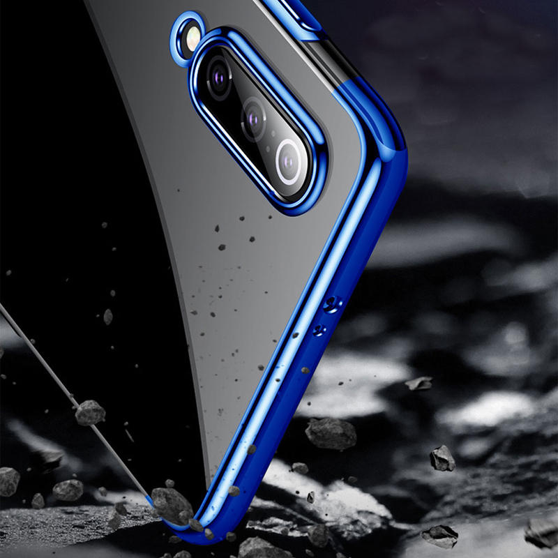 Bakeey Plating Transparent Shockproof Soft TPU Back Cover Protective Case for Xiaomi Mi 9 SE Non-original COD
