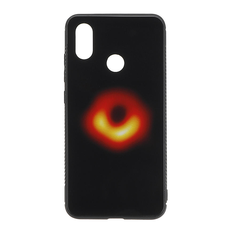 Bakeey Black Holes Collapsar Hard Tempered Glass&Soft TPU Protective Case For Xiaomi Mi 8 Non-original COD