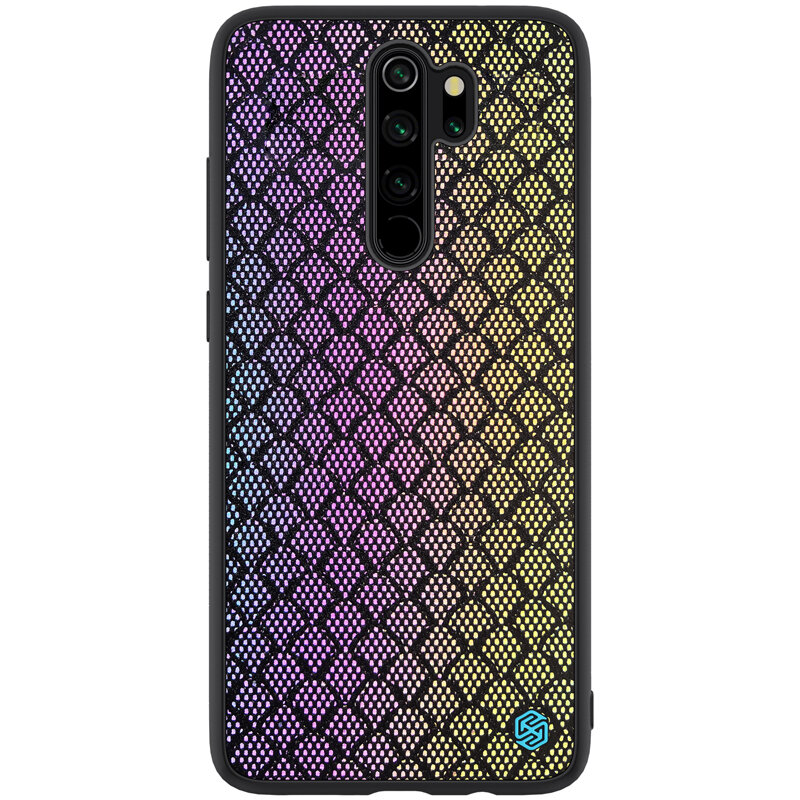 NILLKIN Reflective Slight Woven Polyester Mesh Anti-scratch Protective Case for Xiaomi Redmi Note 8 PRO Non-original COD