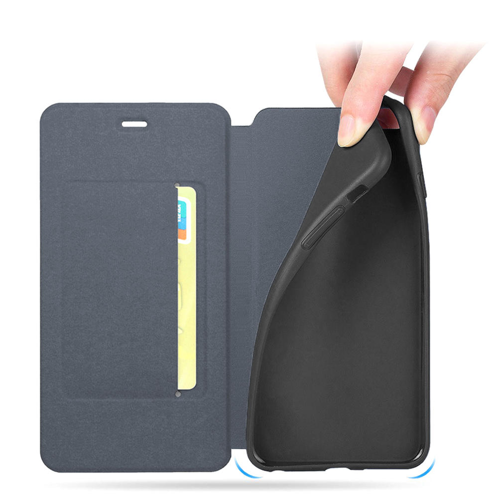 Bakeey Shockproof Flip with Stand Card Slot Full Body Brushed Leather Soft Protective Case for Xiaomi Mi9 Mi 9 Lite / Xiaomi Mi CC9 Non-original COD