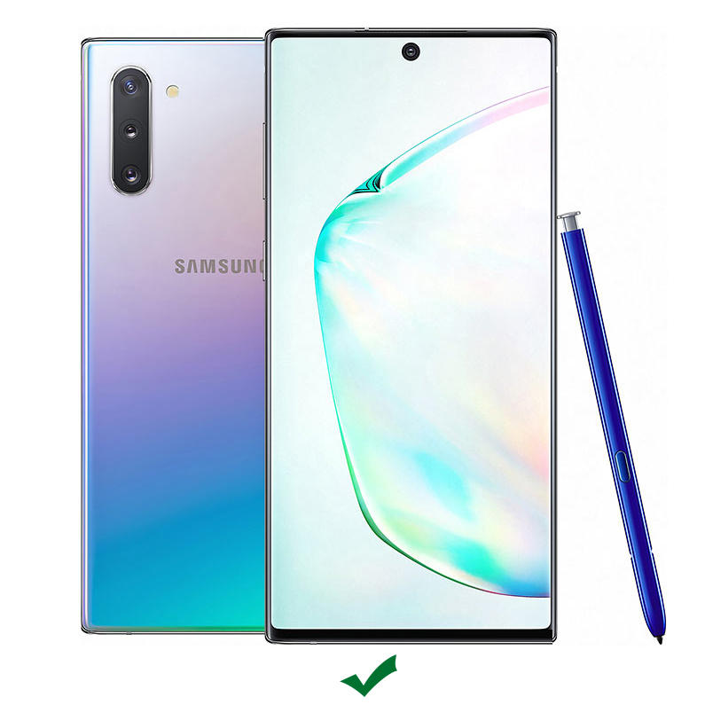 Bakeey Luxury Business PU Leather Mirror Glass Shockproof Protective Case for Samsung Galaxy Note 10 / Note 10 5G COD
