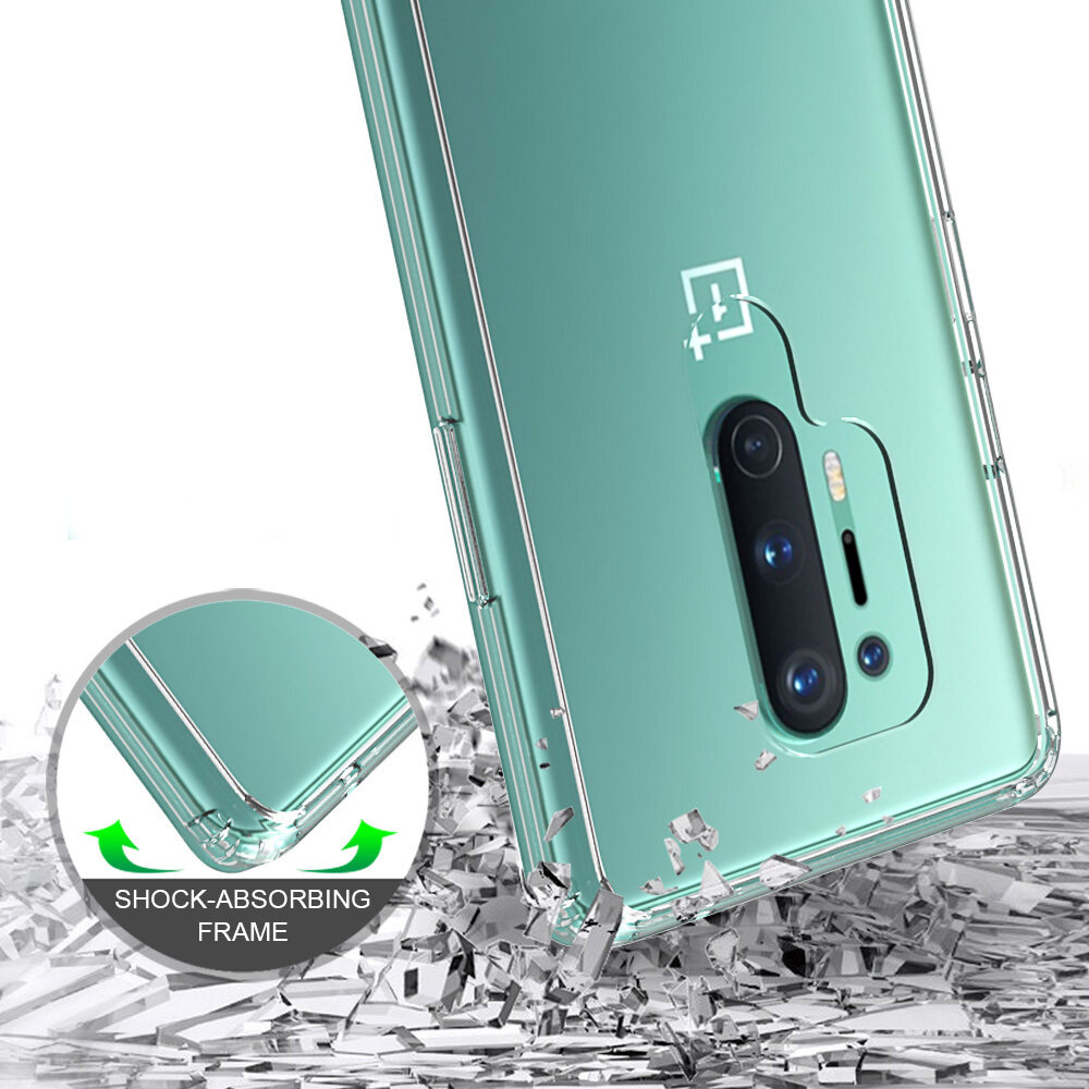 Bakeey Transparent Air Bag Shockproof Soft TPU Protective Case For OnePlus 8 COD