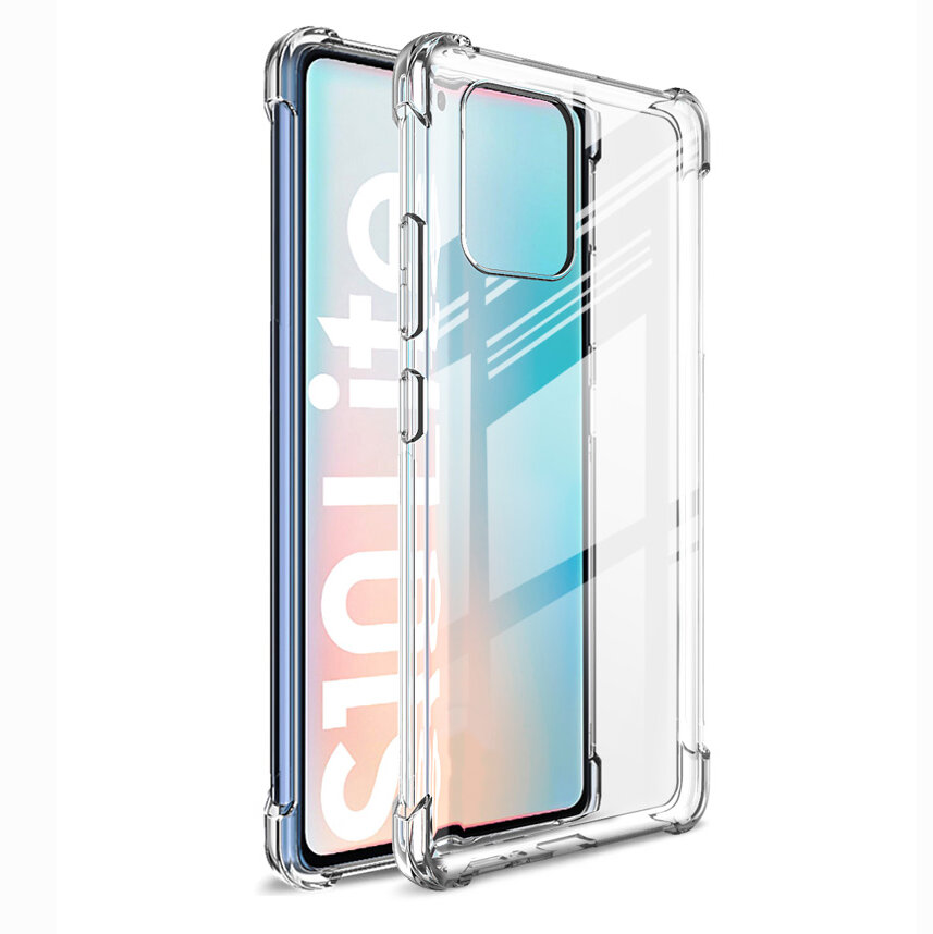 Bakeey Air Bag Transparent Non-Yellow Soft TPU Shockproof Protective Case for Samsung Galaxy Note 10 Lite / Galaxy S10 Lite COD