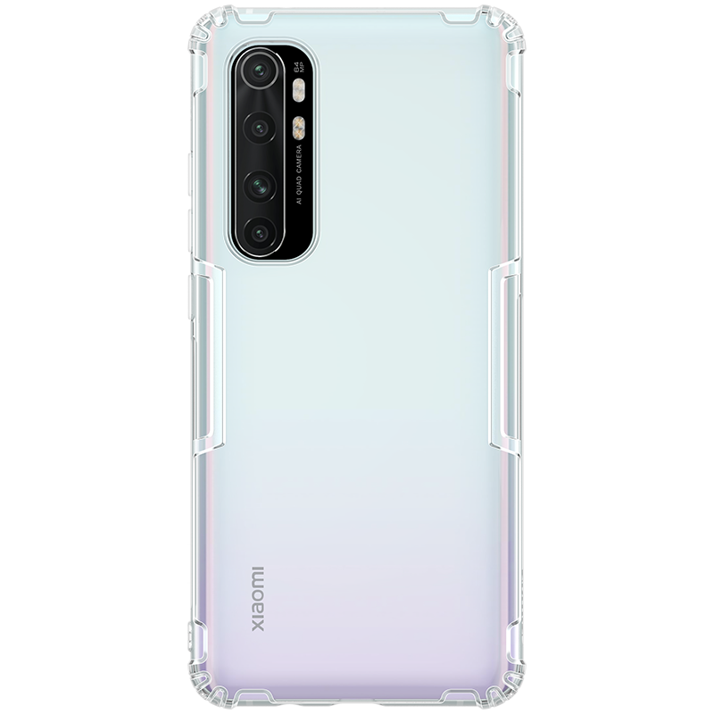 NILLKIN for Xiaomi Mi Note 10 Lite Case Bumpers Natural Clear Transparent Shockproof Soft TPU Protective Case Back Cover Non-original COD