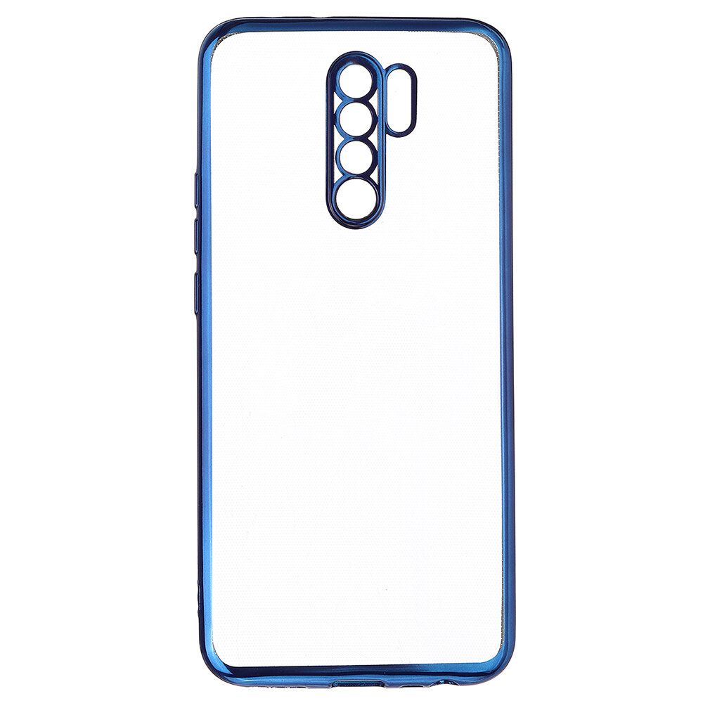 Bakeey Plating Transparent Ultra-Thin Shockproof with Lens Protector Soft TPU Protective Case for Xiaom Redmi 9 Non-original COD