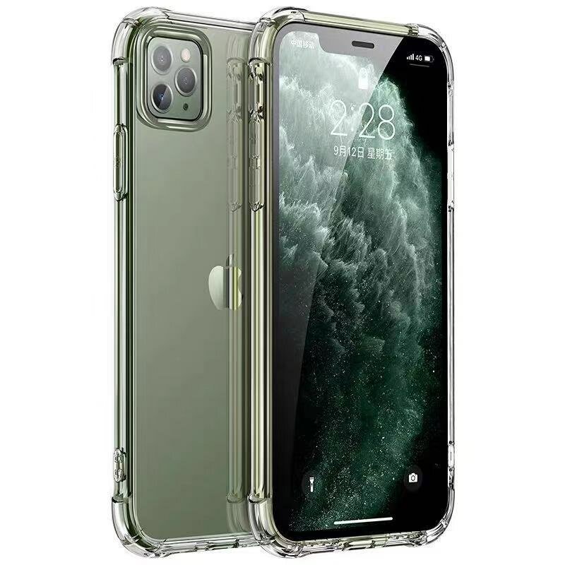Bakeey with Air Bag Shockproof Transparent Non-Yellow Soft TPU Protective Case for iPhone 12 Pro / 12 6.1 inch COD