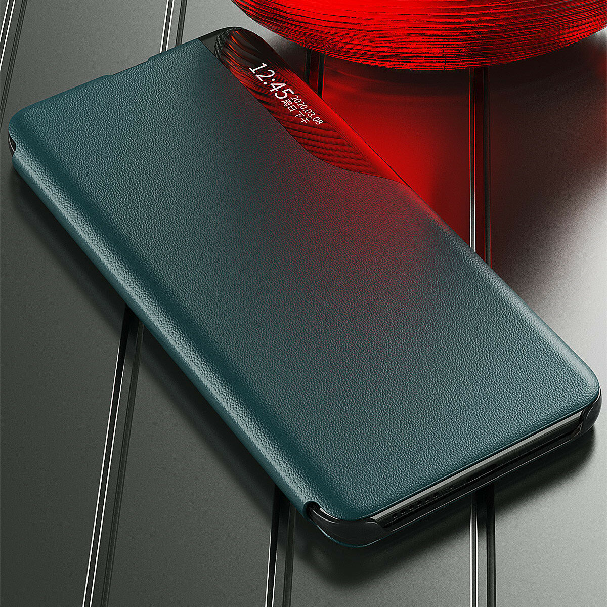 Bakeey Magnetic Flip with Stand Shockproof PU Leather Full Cover Protective Cover for Xiaomi Redmi 9A Non-original COD