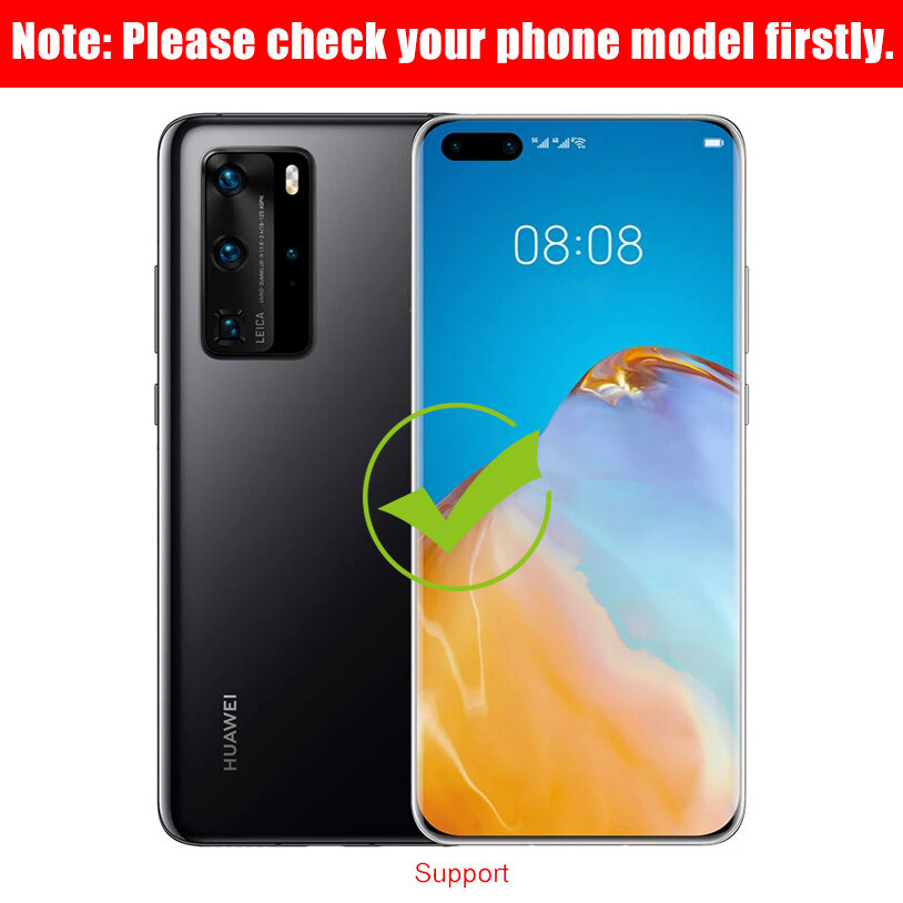 Bakeey for Huawei P40 Pro Case Foldable Flip Plating Mirror Window View Shockproof Full Cover Protective Case COD