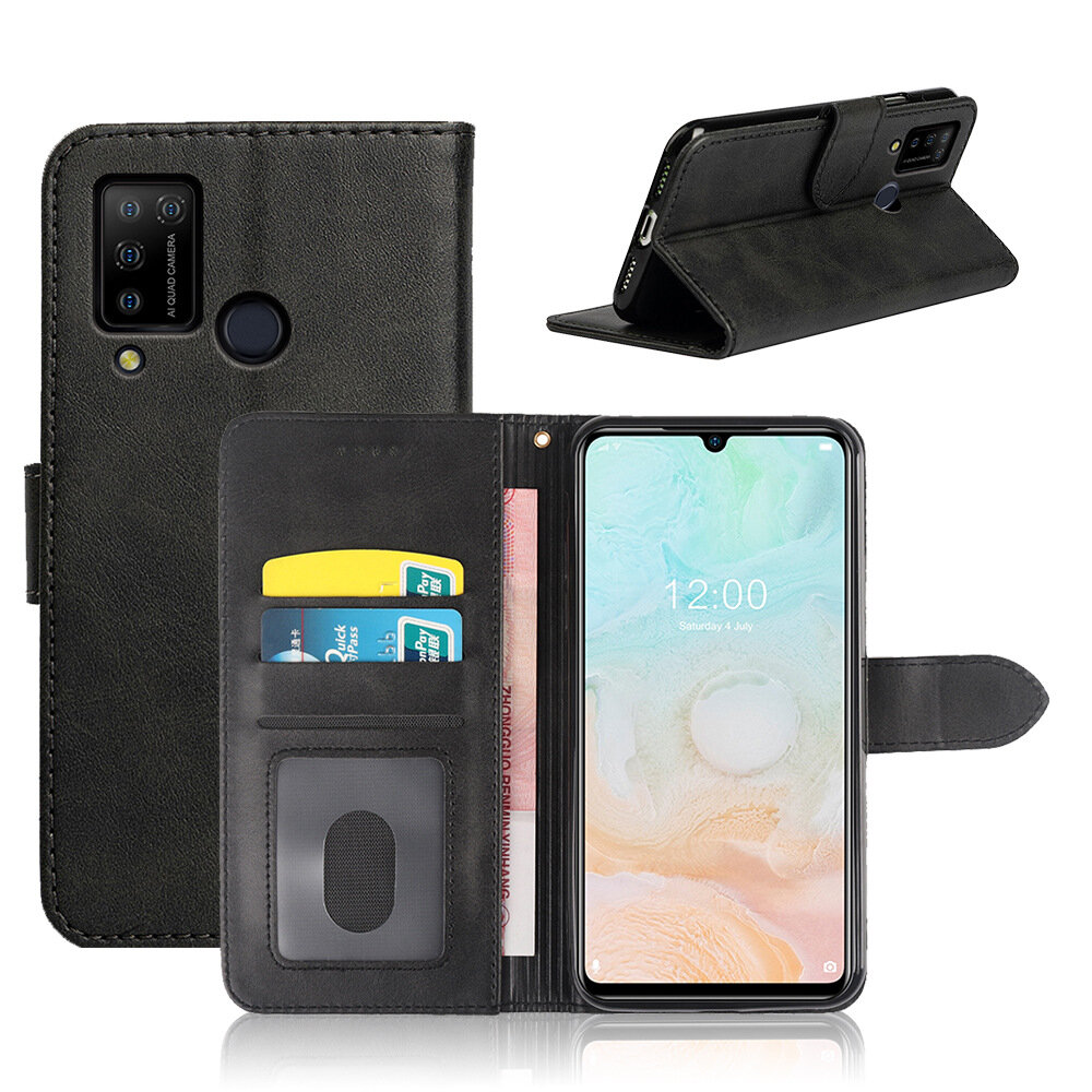 Bakeey for Doogee N20 Pro Case Magnetic Flip with Card Slots Wallet Shockproof Full Cover PU Leather Protective Case COD