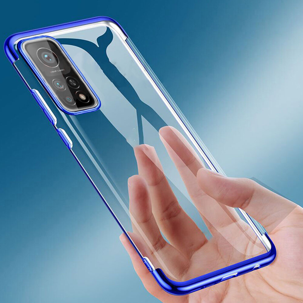 Bakeey for Xiaomi Mi 10T Pro / Mi10T Case Plating Shockproof Non-Yellow Transparent Soft TPU Protective Case Non-Original COD