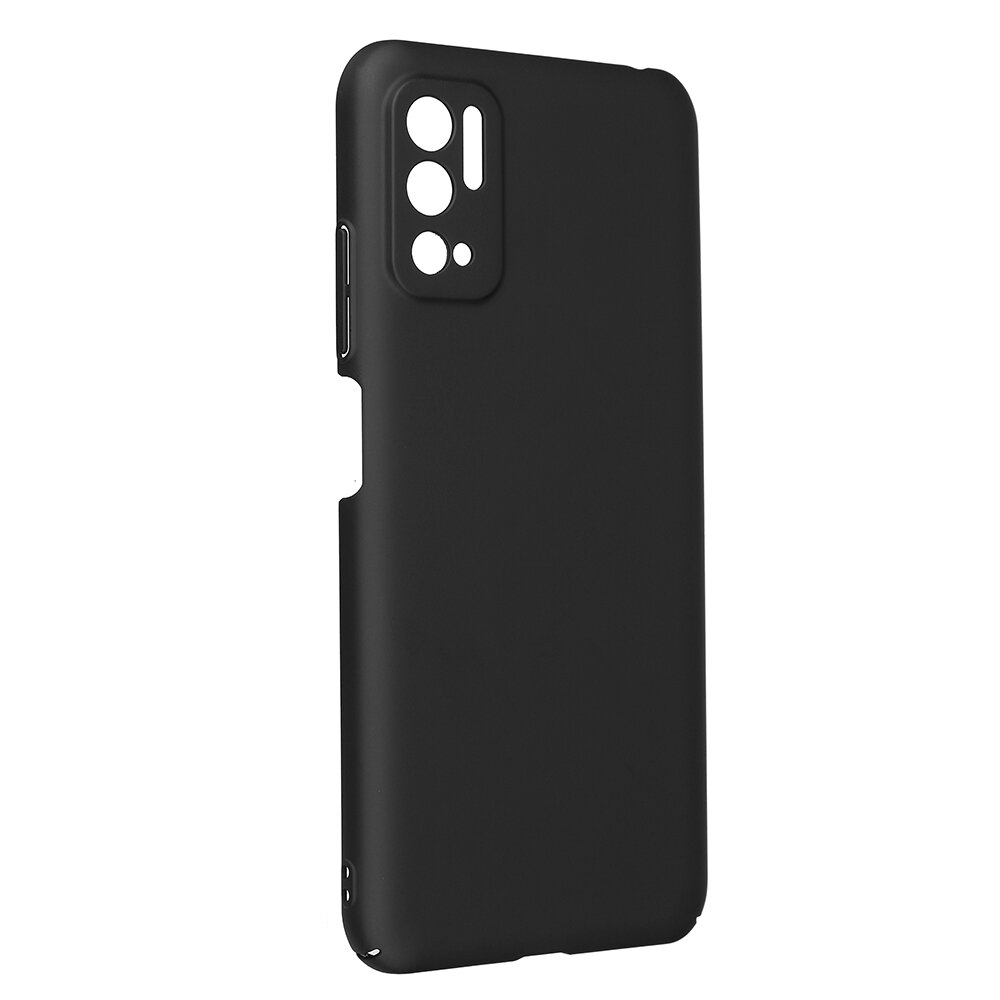 Bakeey for POCO M3 Pro 5G NFC Global Version/ Xiaomi Redmi Note 10 5G Case Silky Smooth with Lens Protector Anti-Fingerprint Shockproof Hard PC Protective Case Back Cover Non-Original