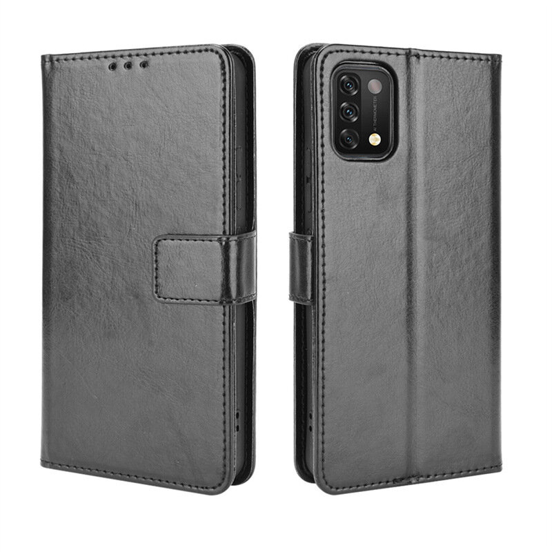 Bakeey for Umidigi A11 Case Magnetic Flip with Multiple Card Slot Folding Stand PU Leather Shockproof Full Cover Protective Case COD