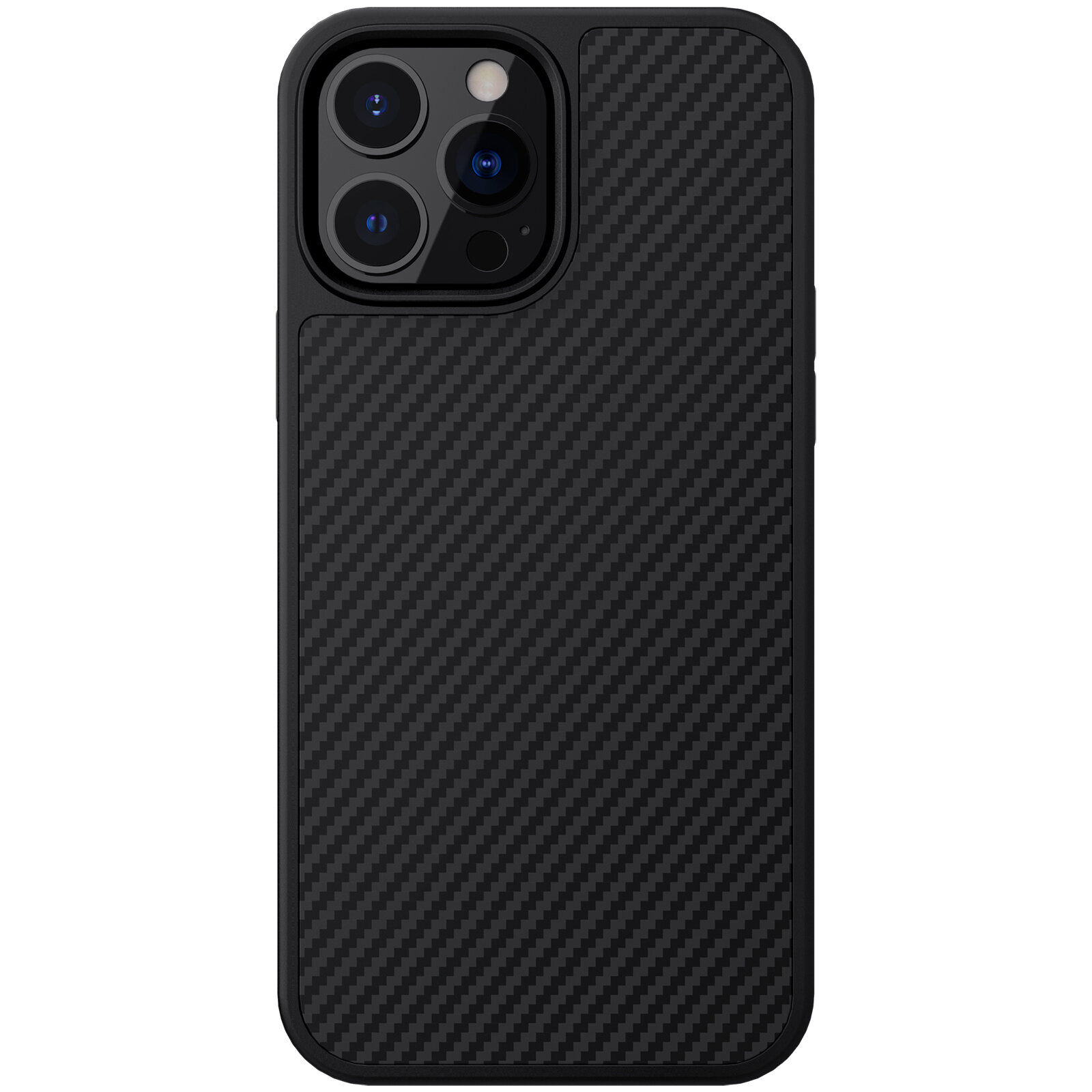 Nillkin for iPhone 13 Mini/ 13/ 13 Pro/ 13 Pro Max Case Carbon Fiber Pattern TPU + PC Shockproof Protective Case Back Cover COD