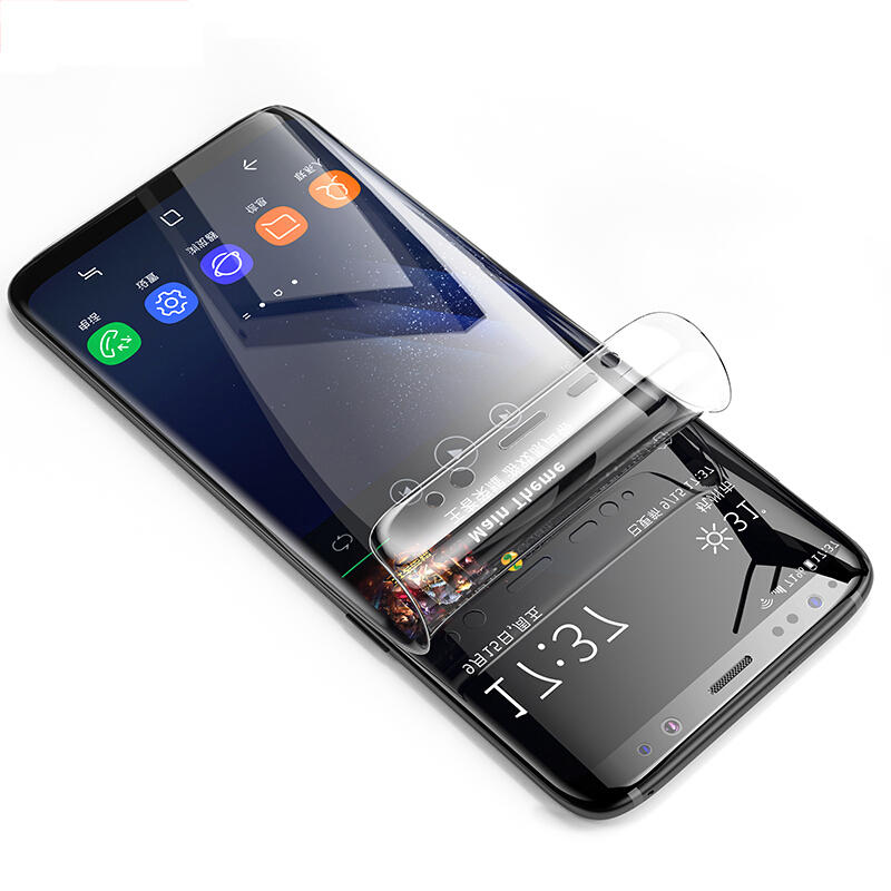 Curved Edge Clear HD Soft PET Screen Protector for Samsung Galaxy S9 Plus COD