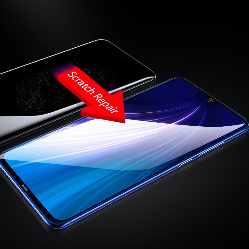For Xiaomi Redmi Note 8 Bakeey Front+Back Hydrogel Film HD Full Cover Anti-Scratch Soft Screen Protector Non-original COD