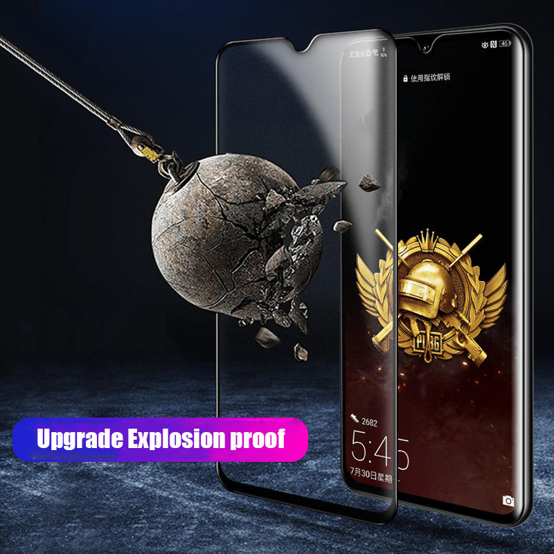 BAKEEY 9H Anti-explosion Full Coverage Full Gule Tempered Glass Screen Protector for Realme 5 Pro COD