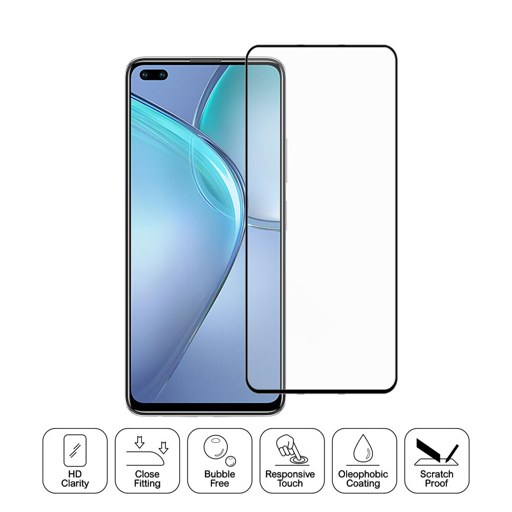 Bakeey for Infinix Zero 8 Film 9H Full Glue Anti-explosion Full Coverage Tempered Glass Screen Protector COD