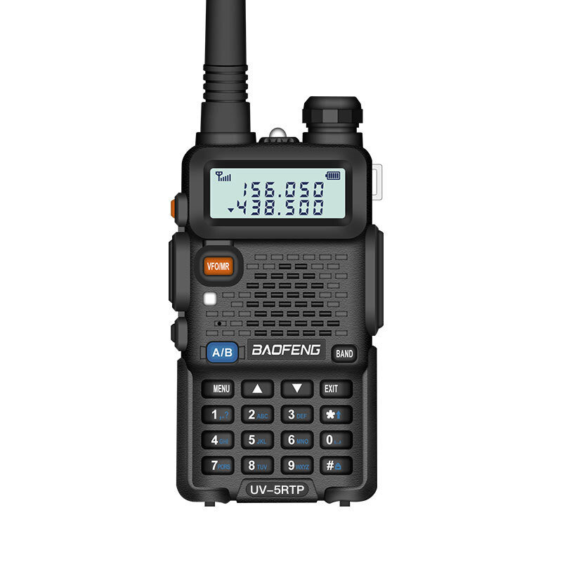 Baofeng UV-5RTP Walkie Talkie US Standard Dual Band Long Range Waterproof Portable Two Way Mini FM Radio COD