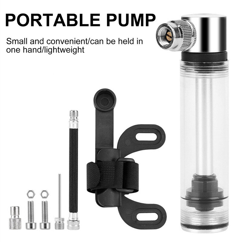 BENGGUO Portable Bike Air Pump High-Pressure Power Waterproof 100g Lightweight Mini Hand Pump for Bike Basketball Football COD