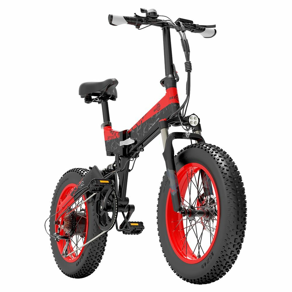 [US DIRECT] BEZIOR XF200 48V 15AH 1000W Electric Bicycle 20*4.0 Inch 130KM Mileage Range Max Load 200KG COD