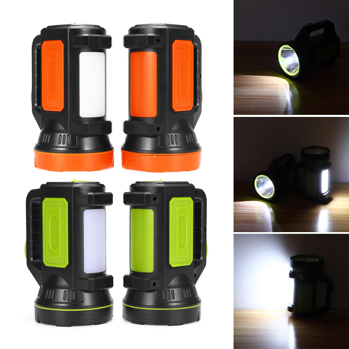 Portable LED Work Light 10W LED Camping Light Waterproof USB Rechargeable Spotlight COD
