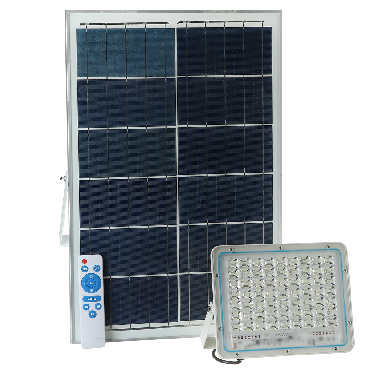 120W 6500-7000K 126 LED Camping Light Set Waterproof Wall Lamp Solar Panel Flood Light Outdoor Garden COD