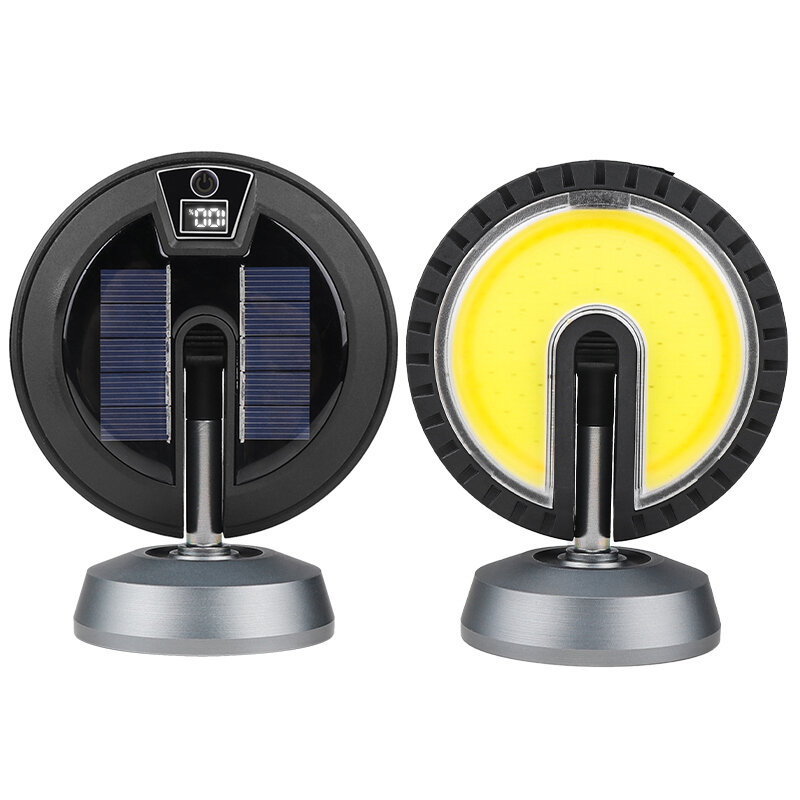 XHP50 LED Solar Strong Light Camping Lamp COB With Magnet Type-C Charging Multi-Function Digital Display Work Light Intelligent Digital Display COD