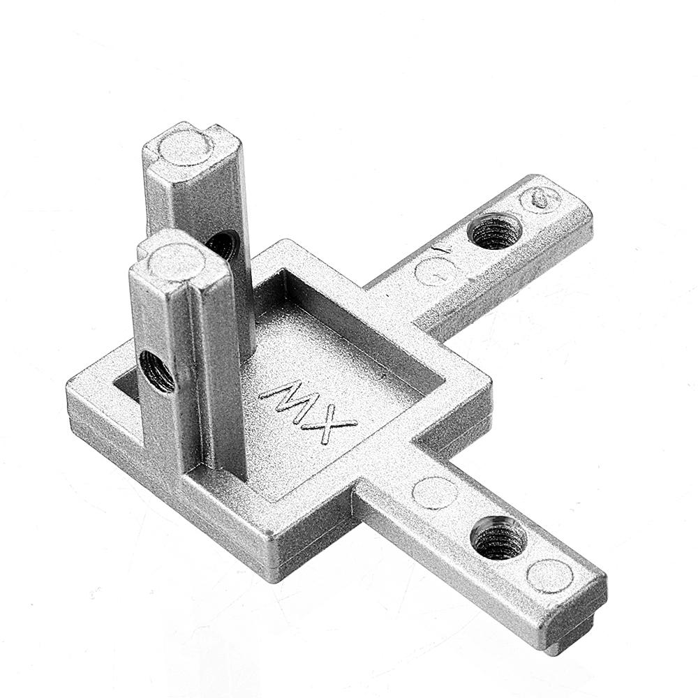 Machifit 3 Way Inside Corner Connector Joint T Slot 90 Degree Bracket for 3030 Series Aluminum Extrusions COD