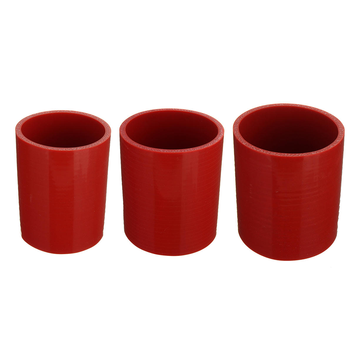 100mm Straight Silicone Hose Coupling Connector Silicon Rubber Tube Joiner Pipe Ash COD
