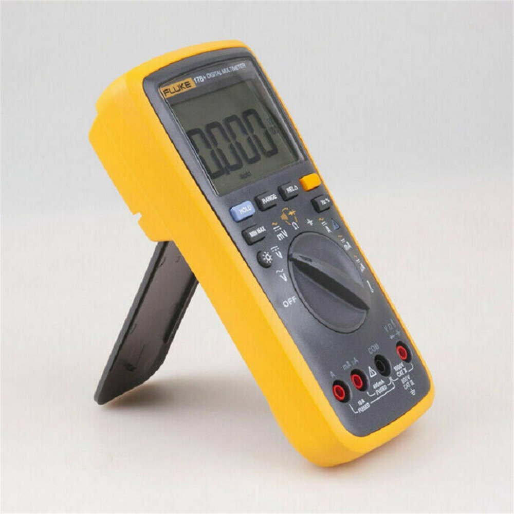 Fluke 17B + High Precision Multifunction Digital Multimeter 4000 AC / DC Current Withstand Capacitance Frequency Meter COD