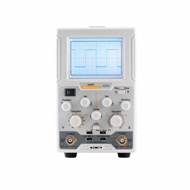 OWON AS101 Digital Oscillosopce Benchtop 1 Channel 100MS/s Portable 10MHZ Osciloscopce COD