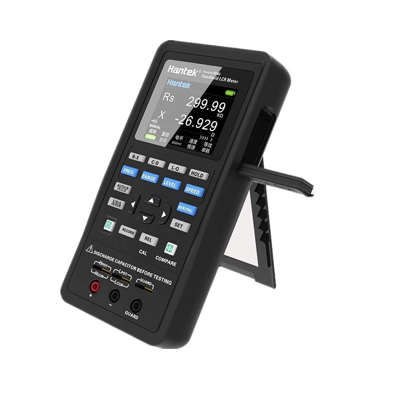 Hantek Digital LCR Meter Portable Handeld Inductance Capacitance Resistance Measurement Tester Tools COD