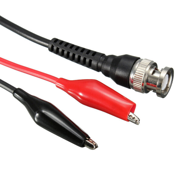 Y101 1Pcs 1.1M 50Ω Pure Copper BNC To Alligator Clip Test Cable Oscilloscope Q9 Test Line COD