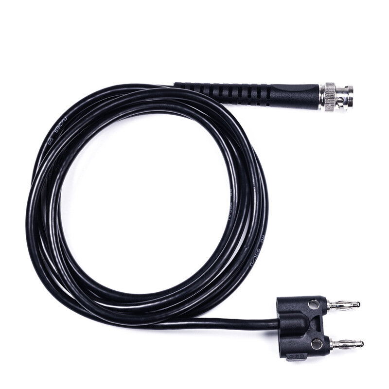 BNC Power Test Cable with Double Banana Plugs RG58 RF Connection for Versatile and Reliable Oscilloscope Signal Transmission User-friendly Design for Efficient Connection