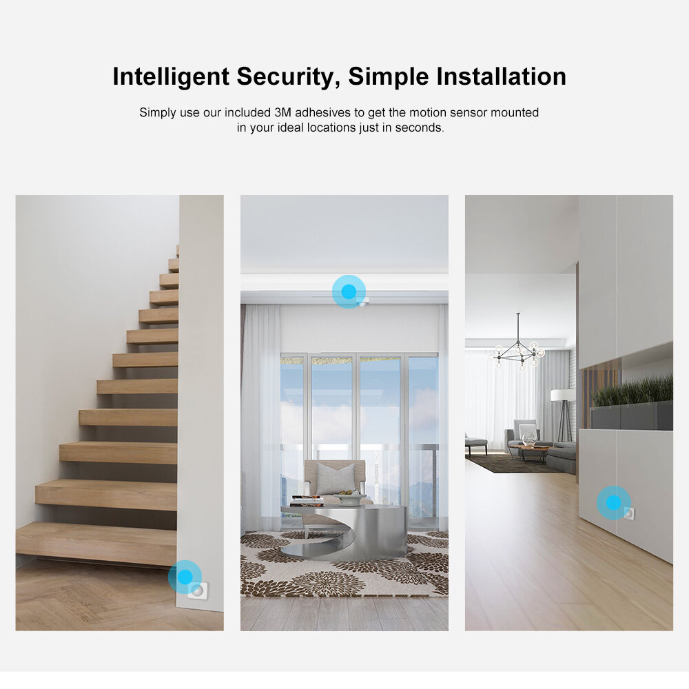 SONOFF SNZB-03 Zigbee 3.0 Motion Sensor Detector Smart Control Via eWeLink ZBBridge Required Work With Alexa Google Home COD