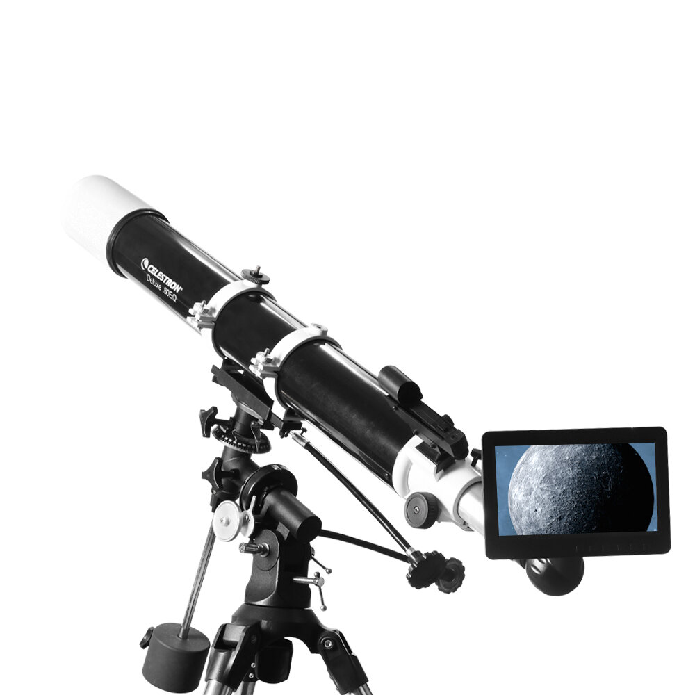 7 inch Electronic Eyepiece Recorder Stargazing Mirror Astronomical Telescope 1.25" 4K Telescope Digital Eyepiece Camera Professional Planetary Camera HD Astronomy