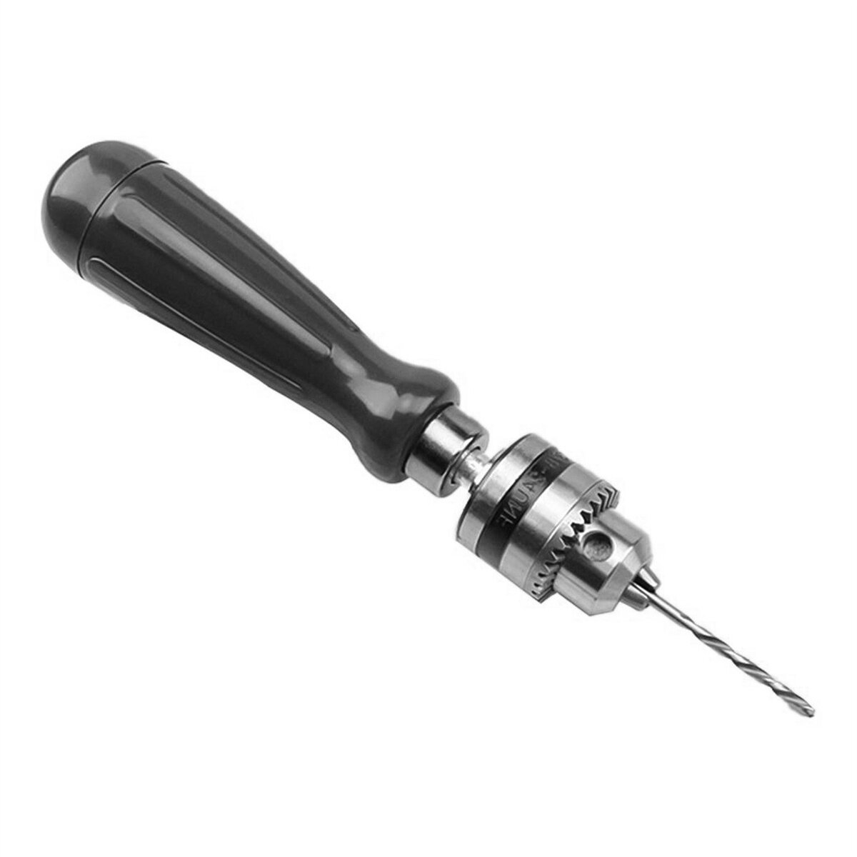 Hand Drill Bits Set Manual Tool Pin Vises with Twist Drill Bits Chuck Key Hollow Storage Box 0.6-6mm Precision Clamping COD