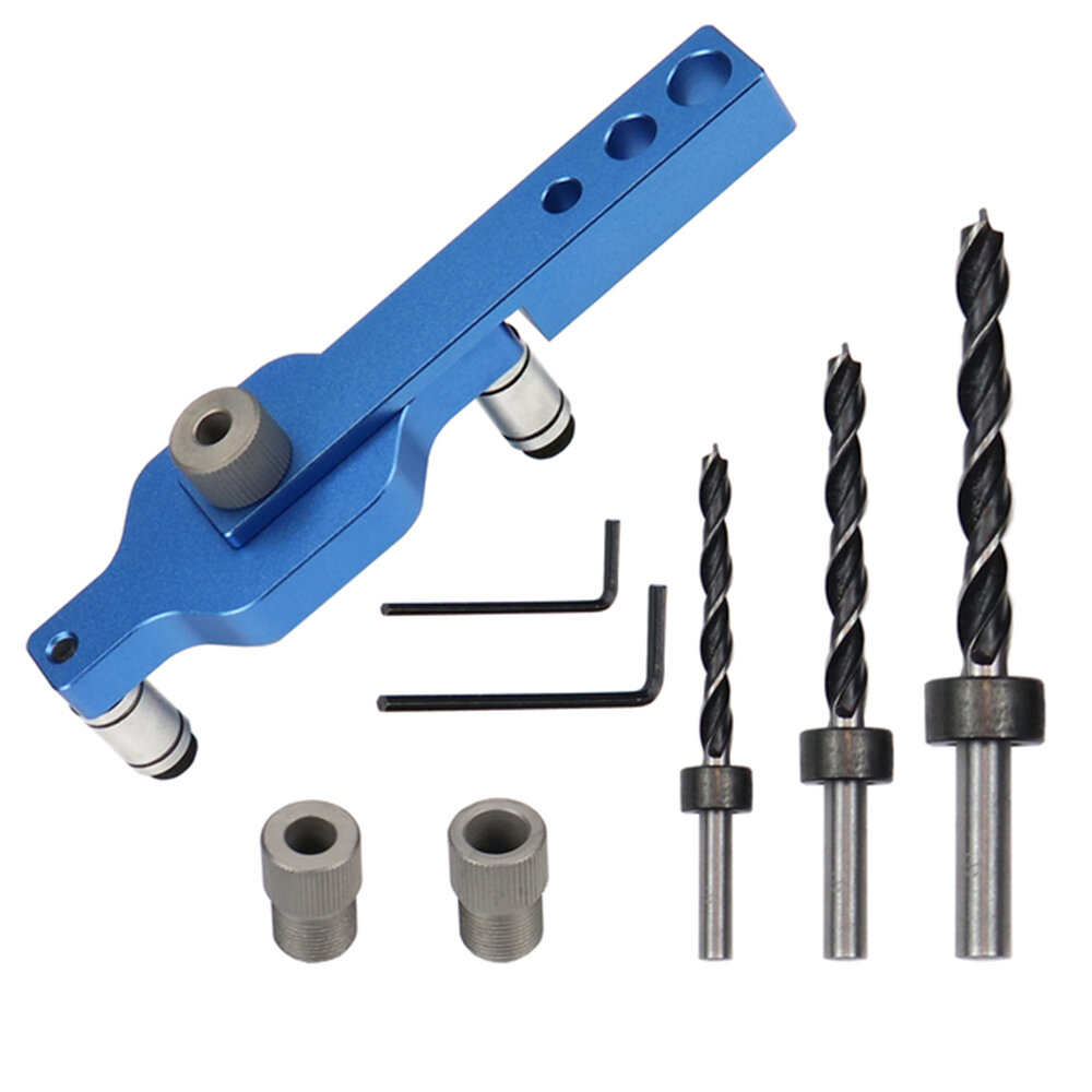 Self Centering Doweling Jig Drilling Locator Woodworking Positioner Tools Joinery Drill Guide Hole Puncher COD