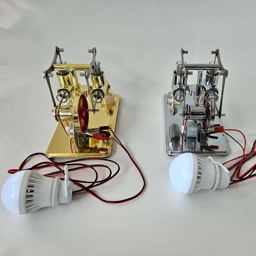LL-008-M Parallel Bar Stirling Generator Full Metal Model COD