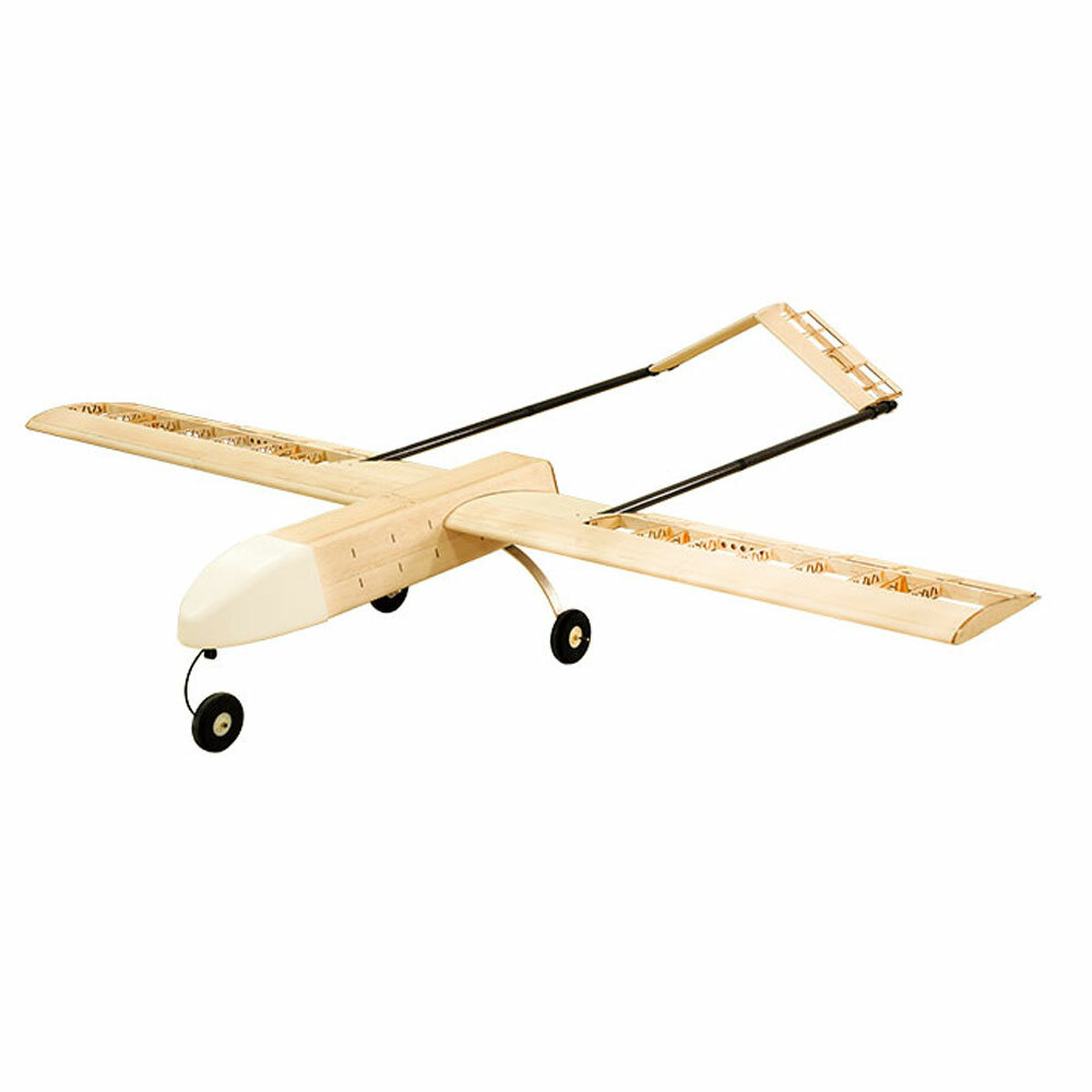 Dancing Wings Hobby S12 RQ-7 Shadow 2100mm Wingspan Balsa Wood RC Airplane KIT/ KIT+Power Combo COD